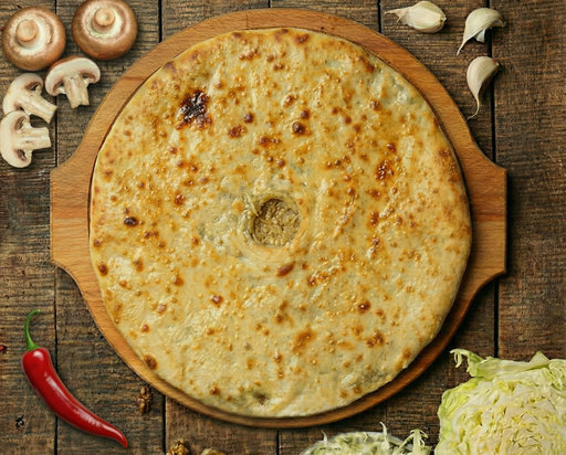 С капустой и грибами