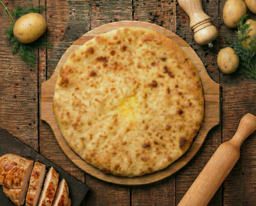 С курицей и картошкой